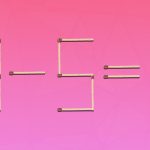 Musíte přetáhnout 2 zápalky, aby byla rovnost správná: jednoduchý IQ